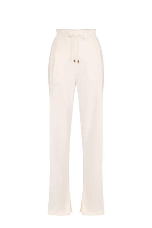 Lightweight Crêpe Fabric Trousers