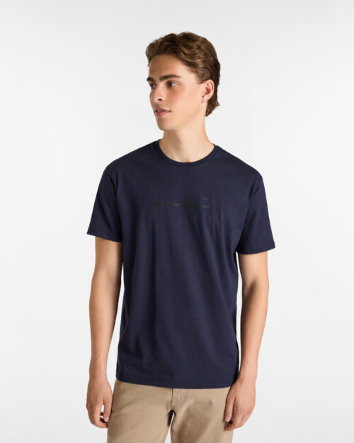 Cotton T-Shirt With 3D Lettering